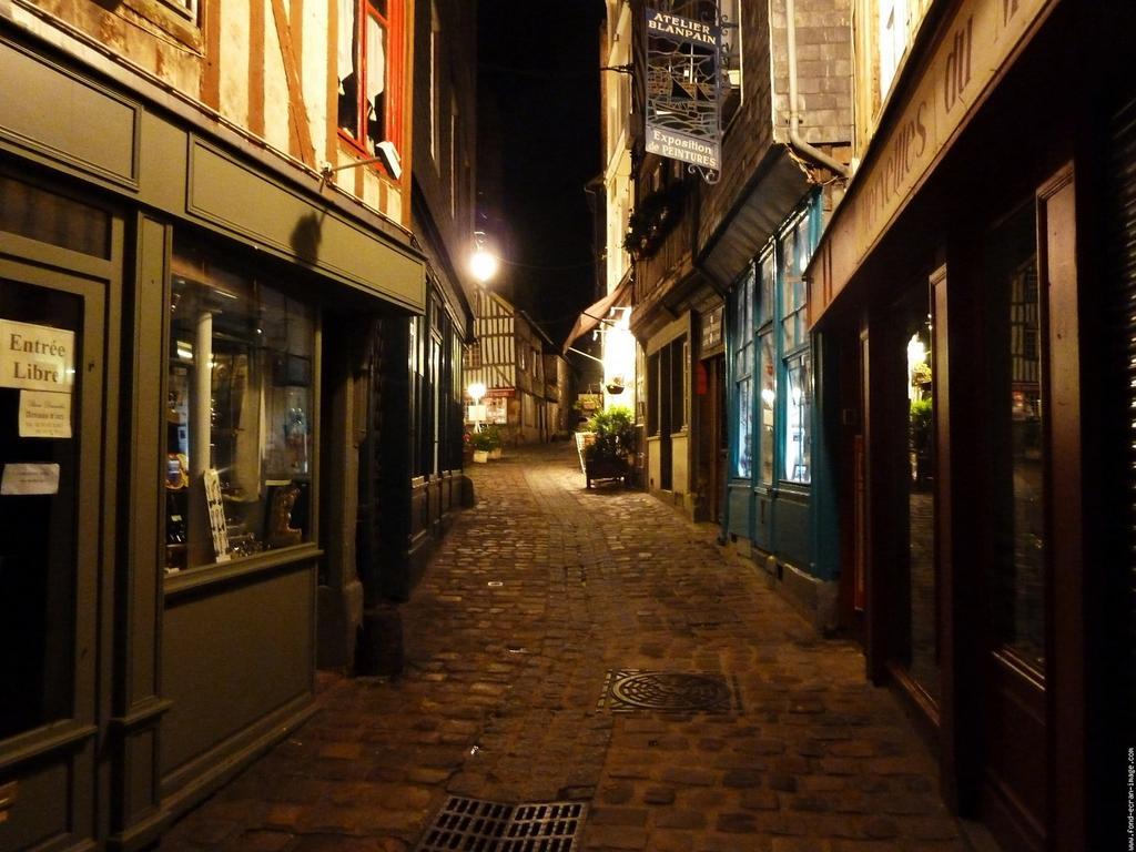 Le Duplex Apartment Honfleur Exterior foto